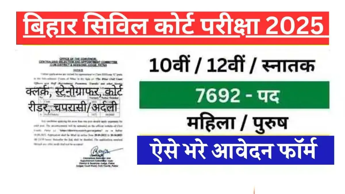 Bihar Civil Court Bharti 2025